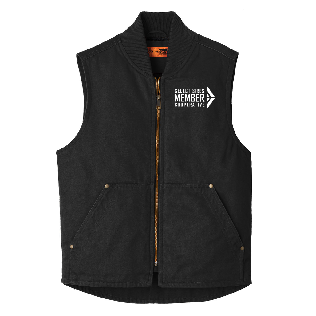 CornerStone Washed Duck Cloth Vest – Select Sires