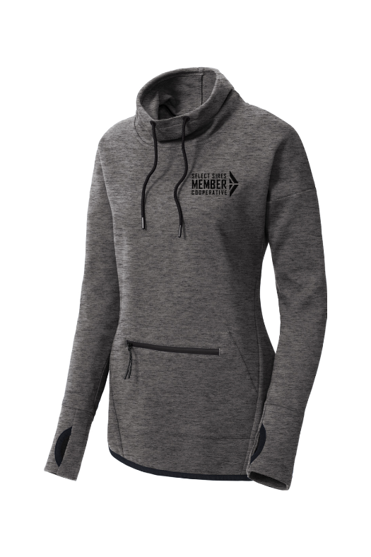 Sport-Tek Ladies' Triumph Cowl Neck Pullover