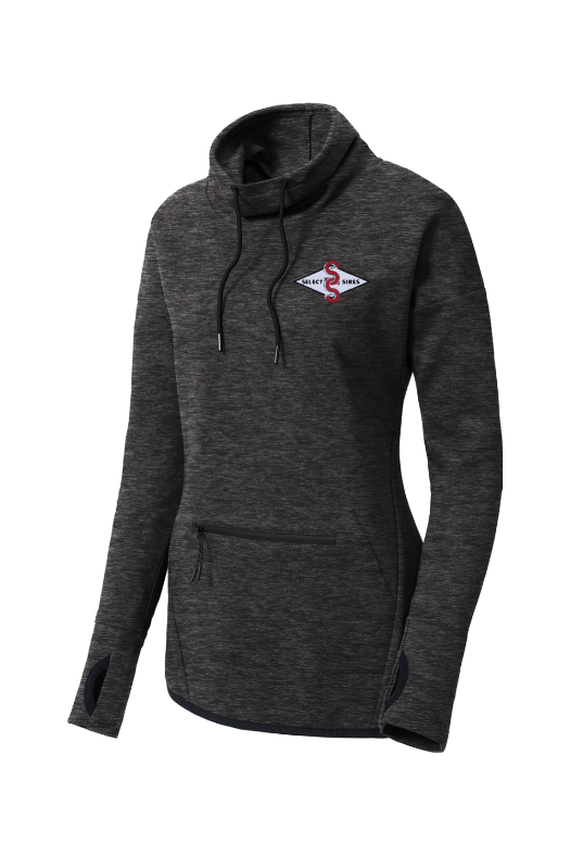 Sport-Tek Ladies' Triumph Cowl Neck Pullover