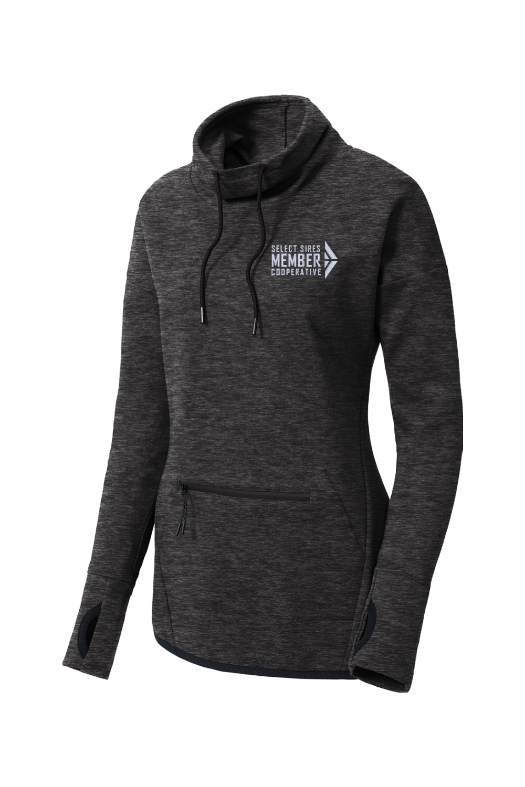 Sport-Tek Ladies' Triumph Cowl Neck Pullover