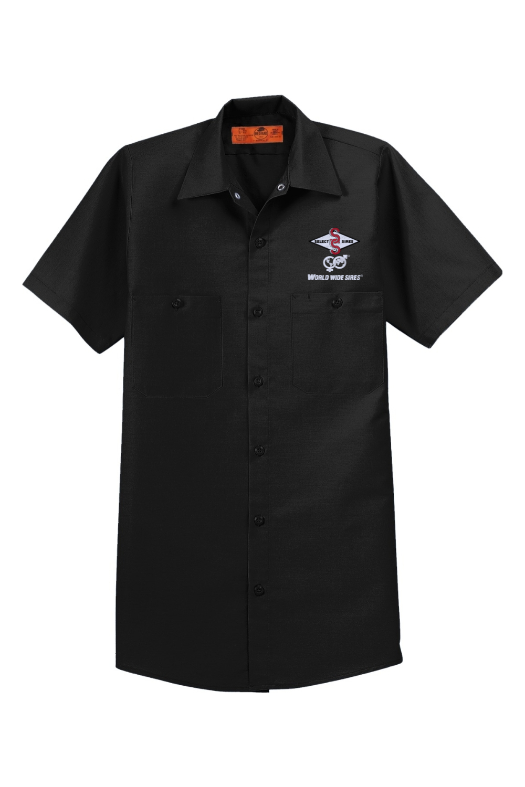 Long RedKap Short Sleeve Work Shirt