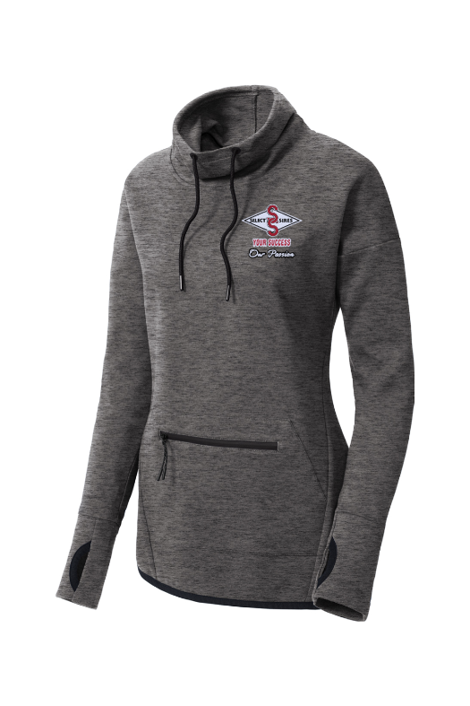 Sport-Tek Ladies' Triumph Cowl Neck Pullover