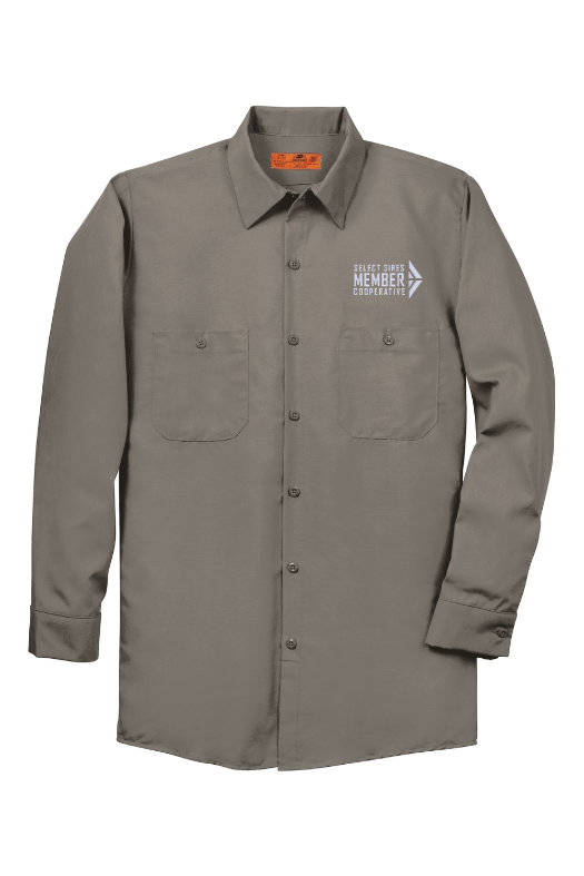 Long RedKap Long Sleeve Work Shirt