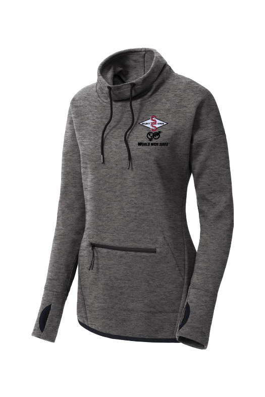 Sport-Tek Ladies' Triumph Cowl Neck Pullover