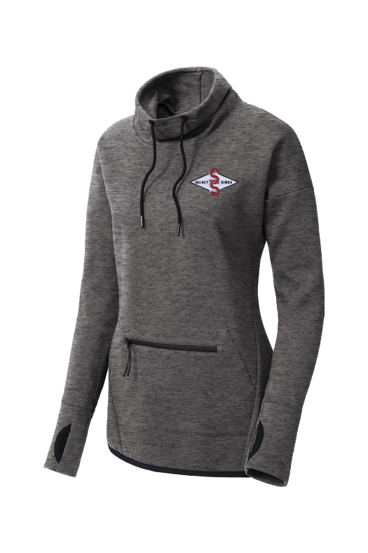 Sport-Tek Ladies' Triumph Cowl Neck Pullover