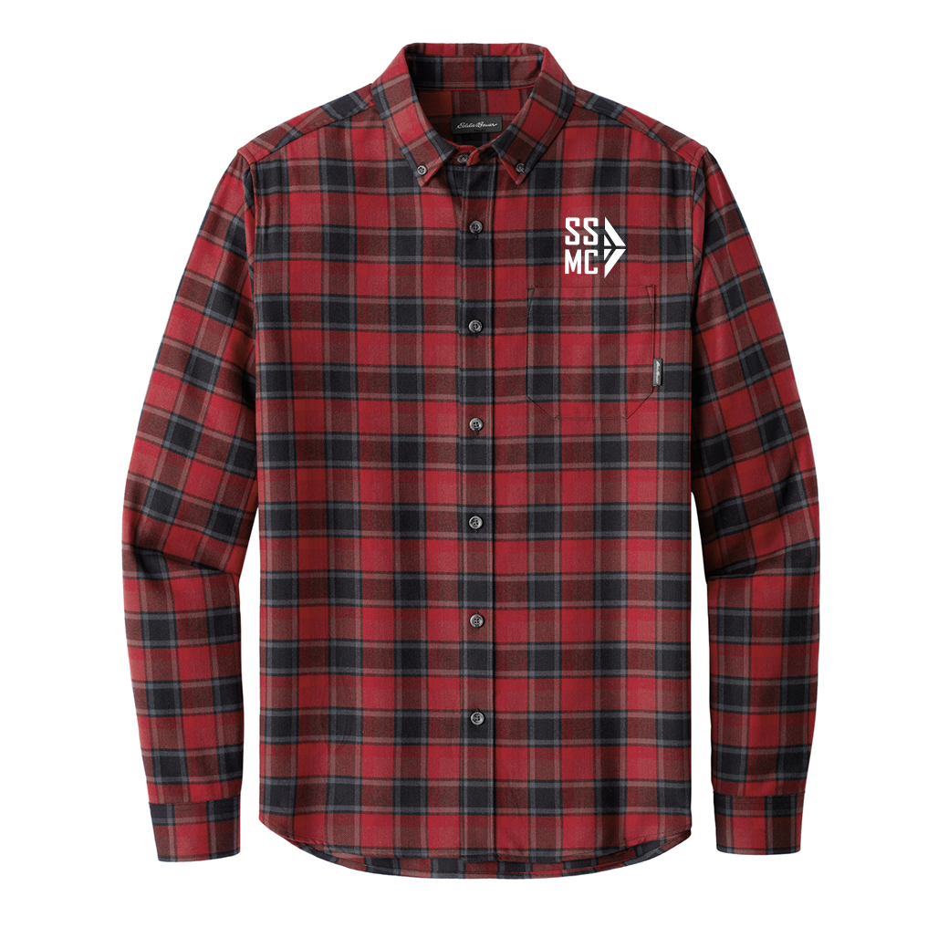 Eddie Bauer Long Sleeve Favorite Flannel Plaid Shirt