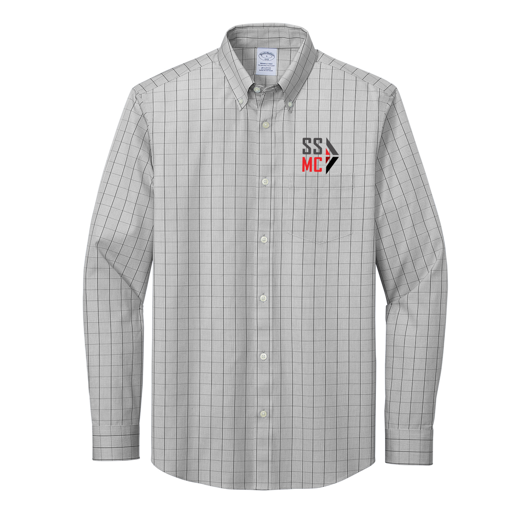 Brooks Brothers Wrinkle-Free Stretch Patterned Woven