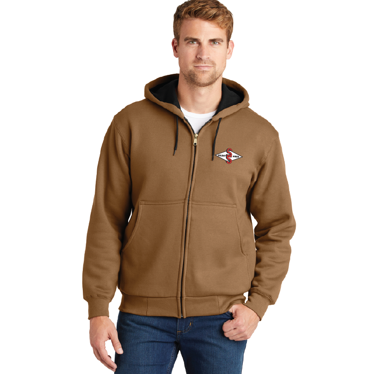 CornerStone - Heavyweight Full-Zip Hooded Sweatshirt with Thermal Lining
