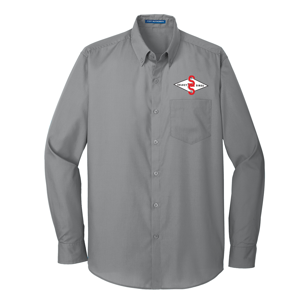 Port Authority Long Sleeve Carefree Poplin Shirt