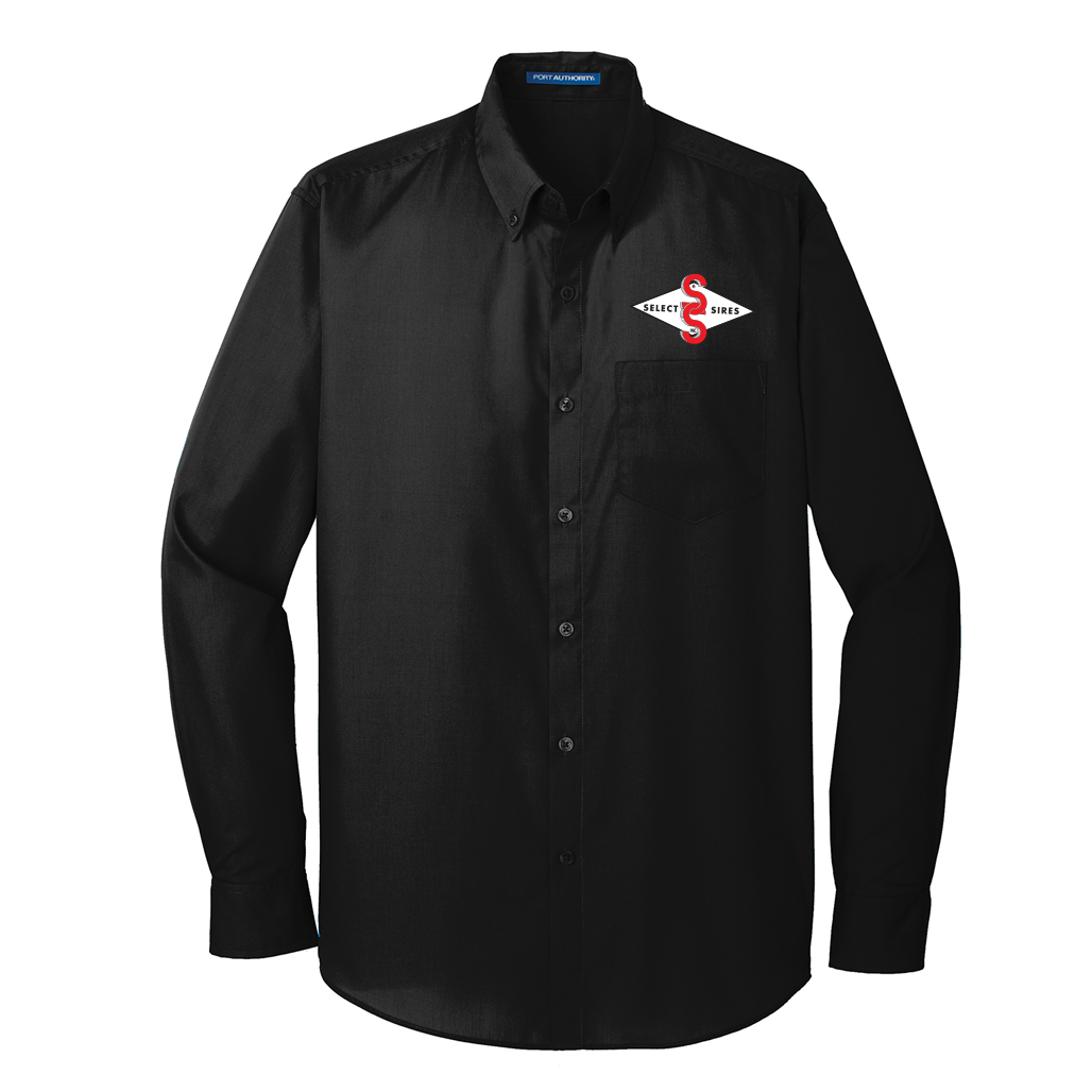 Port Authority Long Sleeve Carefree Poplin Shirt