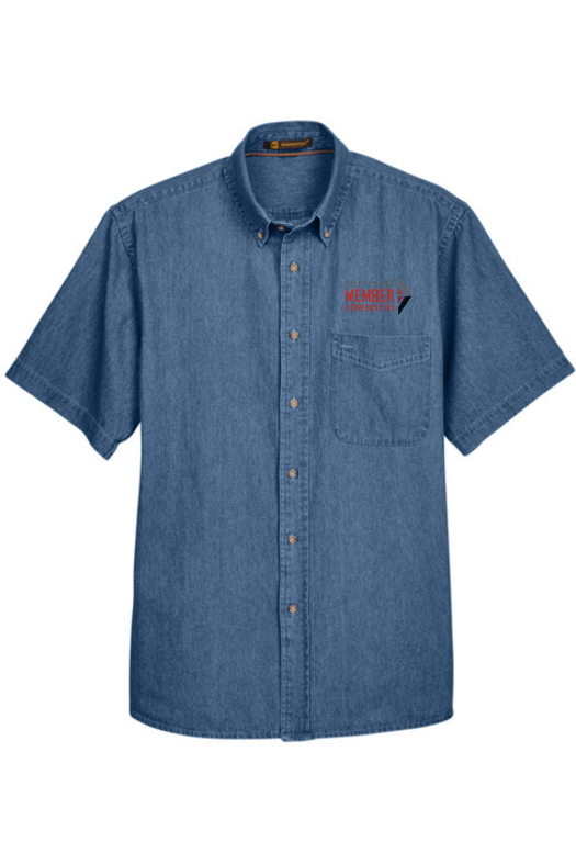Denim Short Sleeve Shirt